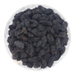 black dried raisins