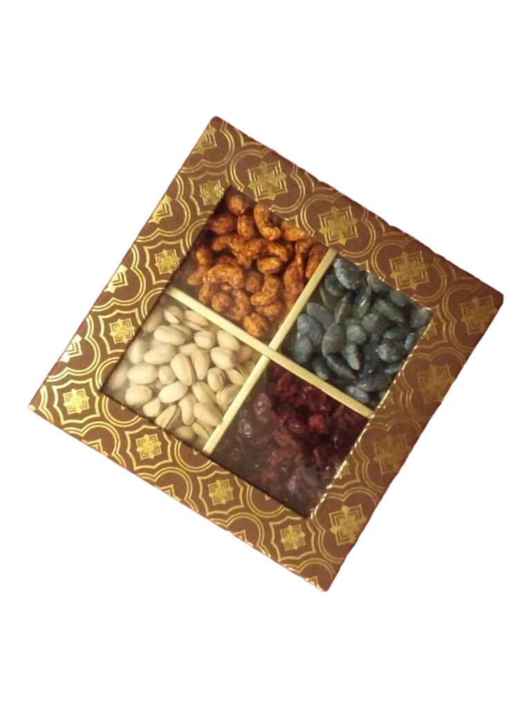 diwali healthy wishes gift idea hamper flavoured dry fruits