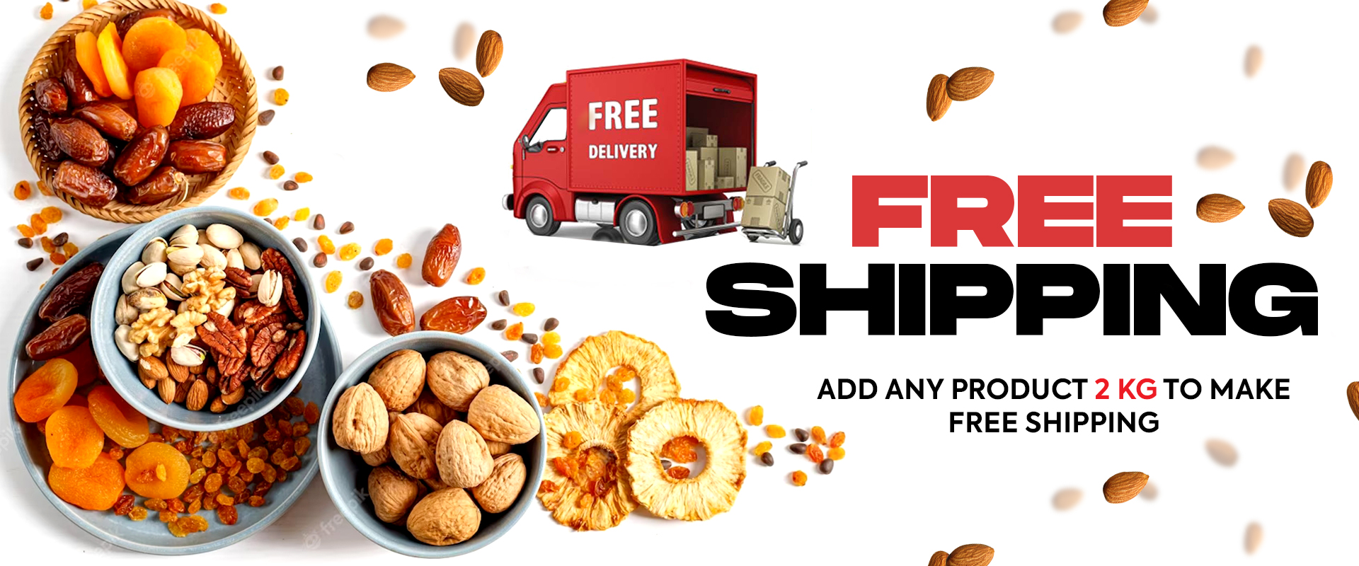 purchase dry fruits free shipping all over india